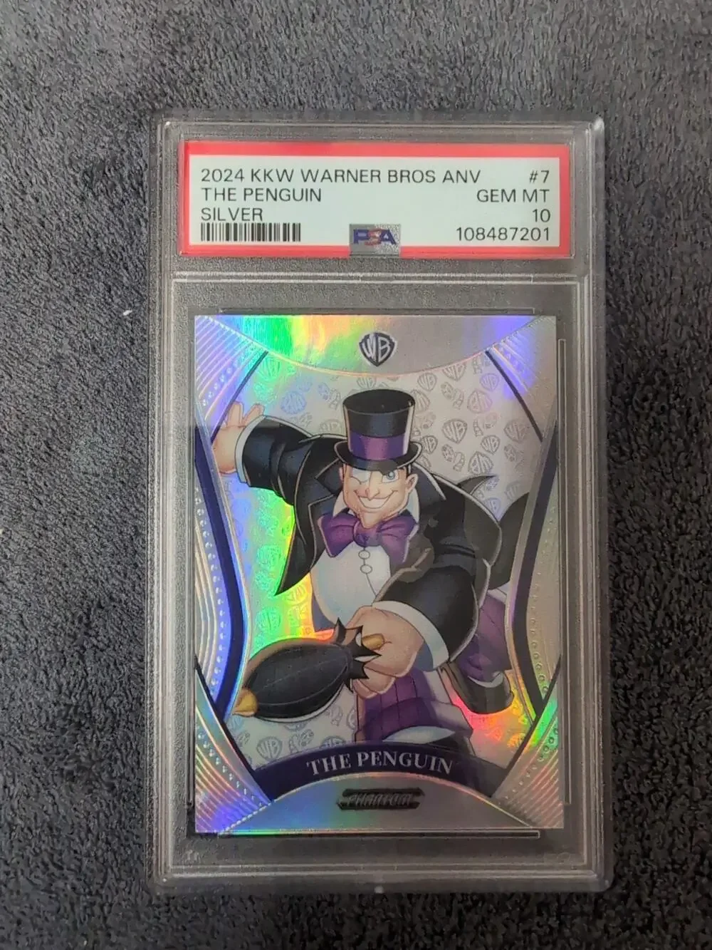 Kakawow Phantom Warner Bros 100 The Penguin Silver Prizm PW-I-07 POP 3 DC